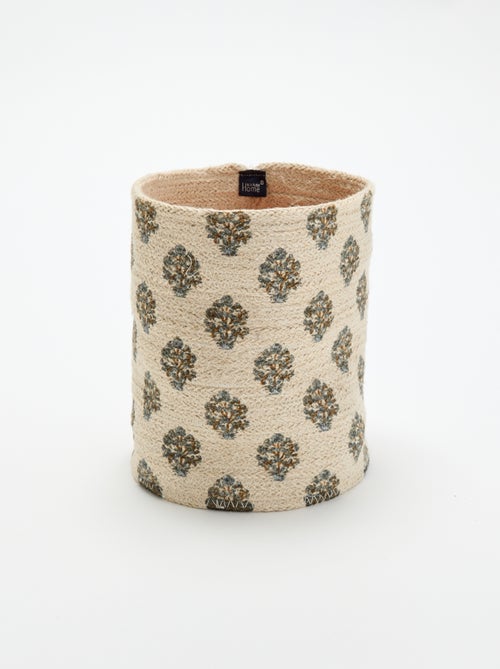 Cesta de almacenamiento de yute - Kiabi Home - Kiabi Cesta de almacenamiento de yute - Kiabi Home - Kiabi