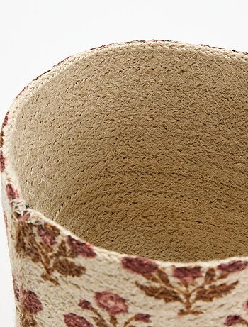 Cesta de almacenamiento de yute - Kiabi Home