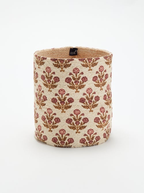 Cesta de almacenamiento de yute - Kiabi Home - Kiabi Cesta de almacenamiento de yute - Kiabi Home - Kiabi