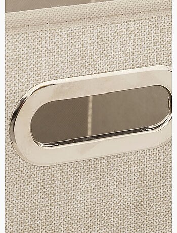 Cesta de almacenamiento plegable, asa de metal. - AFIBEL