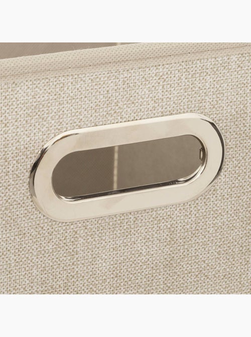 Cesta de almacenamiento plegable, asa de metal. - afibel - Kiabi Cesta de almacenamiento plegable, asa de metal. - afibel - Kiabi