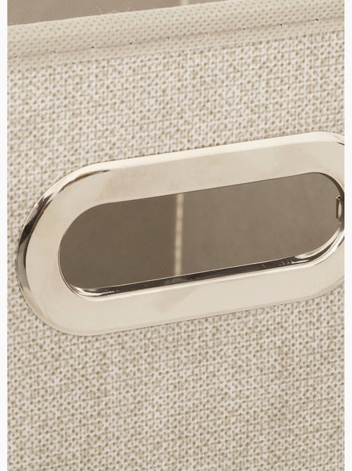 Cesta de almacenamiento plegable, asa de metal. - afibel - Kiabi Cesta de almacenamiento plegable, asa de metal. - afibel - Kiabi