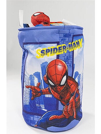 Cesta de almacenamiento Spiderman infantil, saco para ropa 50x32 cm