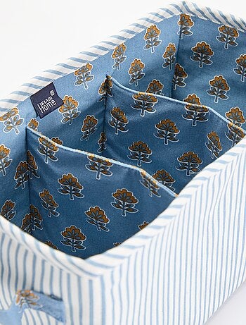 Cesta de almacenamiento textil