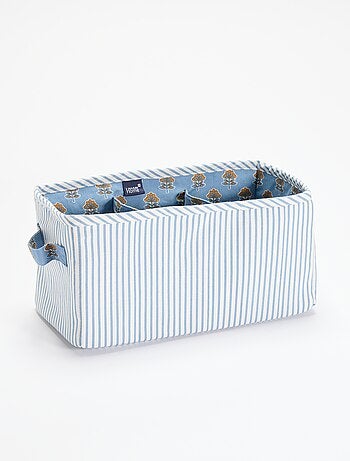 Cesta de almacenamiento textil
