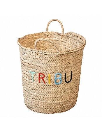 Cesta de almacenamiento trenzada TRIBU