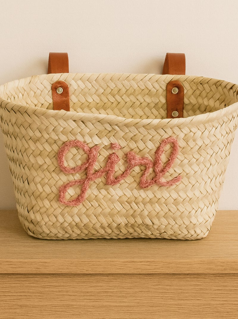 Cesta de bicicleta "Girl Rosa - Kiabi