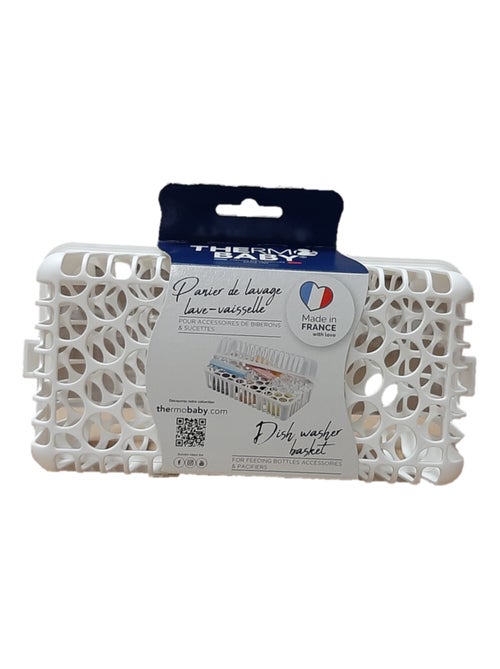 Cesta de lavado para lavavajillas Thermobaby para accesorios de biberón - Kiabi Cesta de lavado para lavavajillas Thermobaby para accesorios de biberón - Kiabi