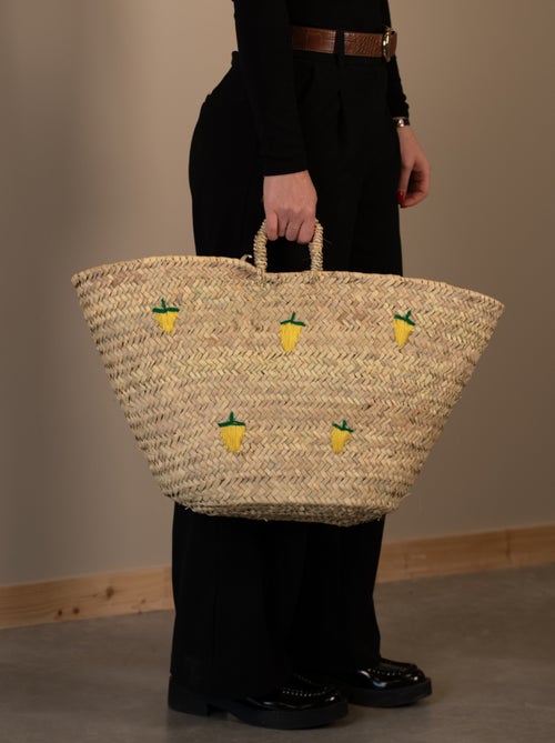 Cesta de limones bordada - Kiabi