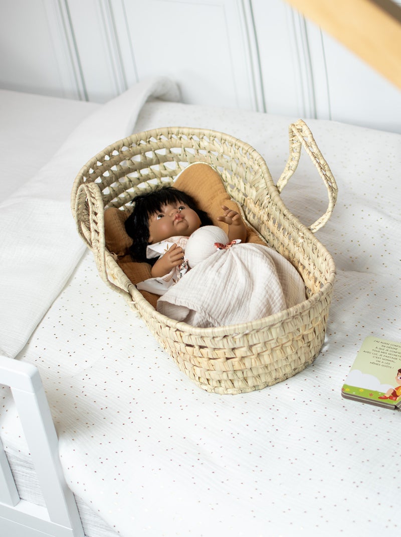 Cesta de moisés de fibras naturales para muñeca | SEVIRA KIDS Beige - Kiabi