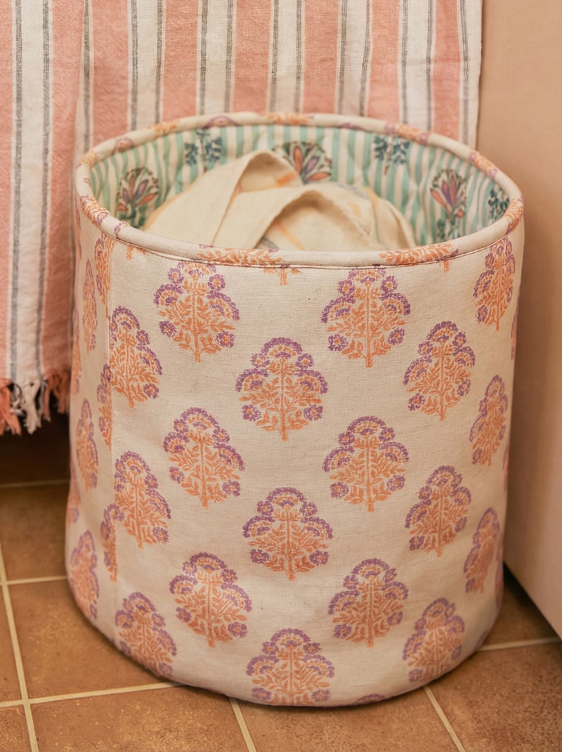 Cesta de tela - Kiabi Home Naranja - Kiabi