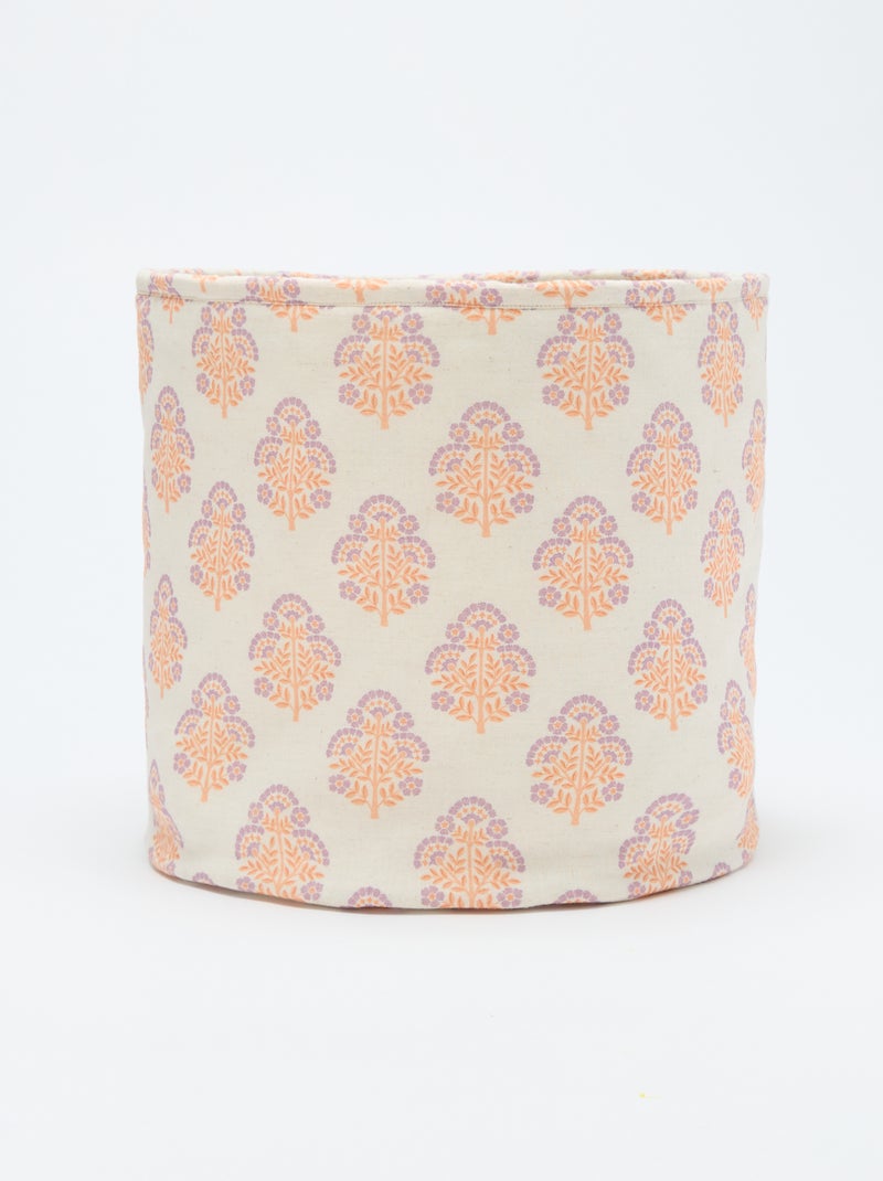 Cesta de tela - Kiabi Home Naranja - Kiabi