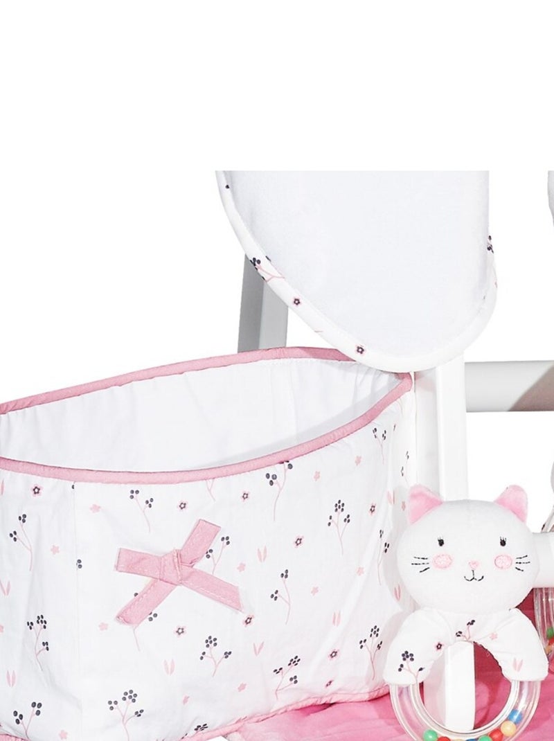 Cesta de tela de algodón - BABYPRICE Blanco - Kiabi