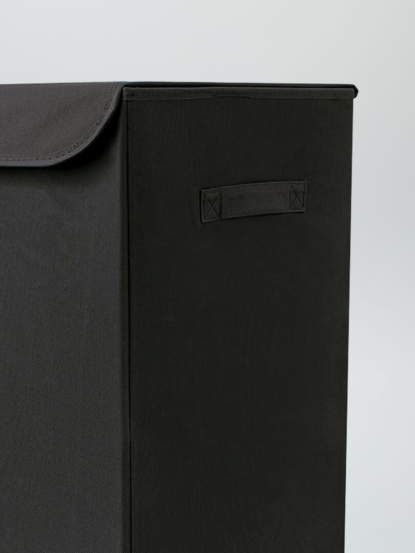 Cesta para la ropa plegable y recubierta negro - Kiabi