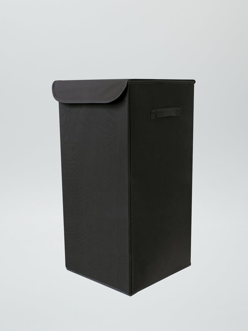 Cesta para la ropa plegable y recubierta negro - Kiabi