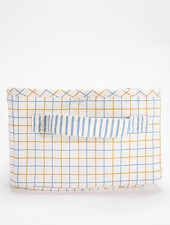 Cesta pequeña de almacenamiento de tela