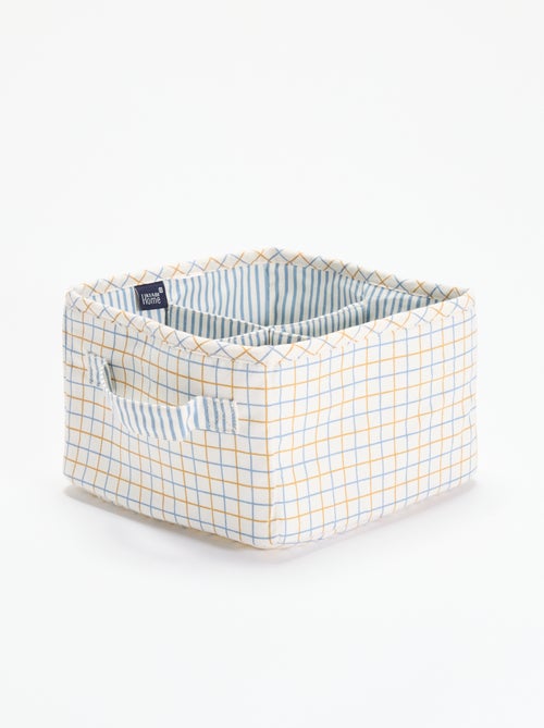Cesta pequeña de almacenamiento de tela - Kiabi