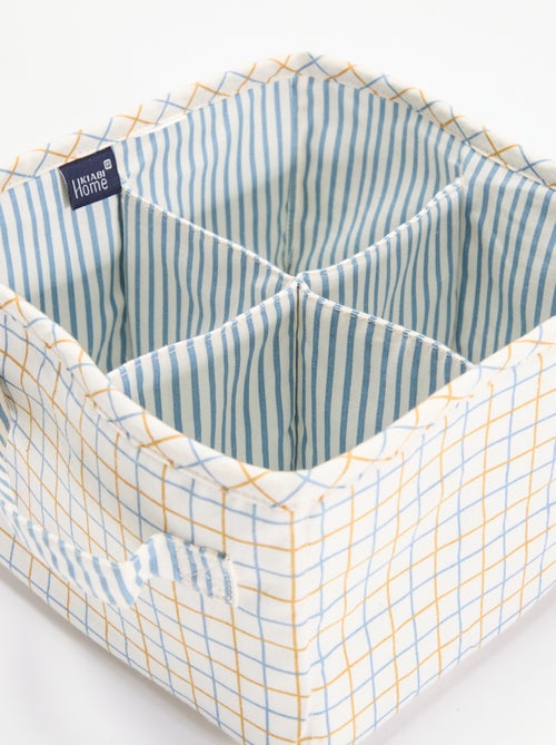 Cesta pequeña de almacenamiento de tela - Kiabi