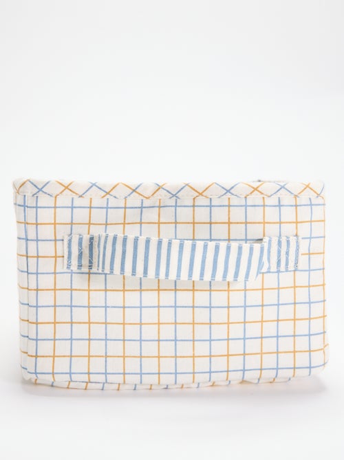 Cesta pequeña de almacenamiento de tela - Kiabi Cesta pequeña de almacenamiento de tela - Kiabi