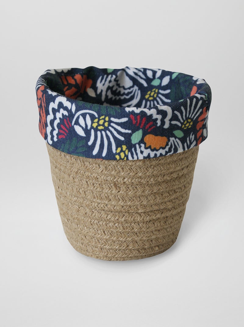 Cesta pequeña de esparto BEIGE - Kiabi
