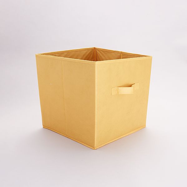 Cesta plegable recubierta Hogar - mostaza - Kiabi - 4,00€