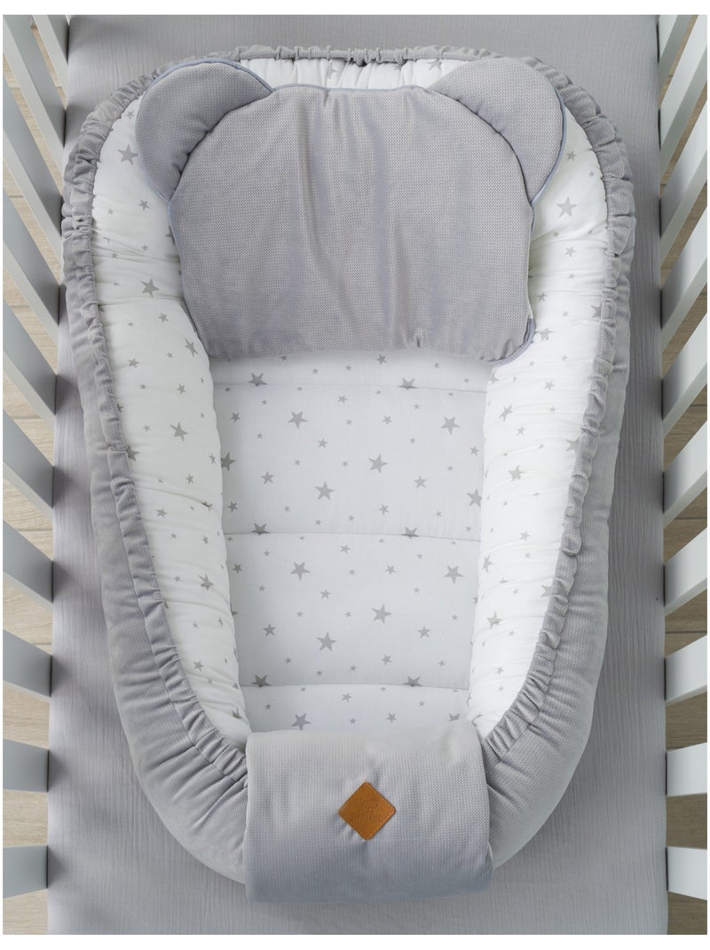 Cesta reductora acolchada de terciopelo , stella | SEVIRA KIDS Gris - Kiabi