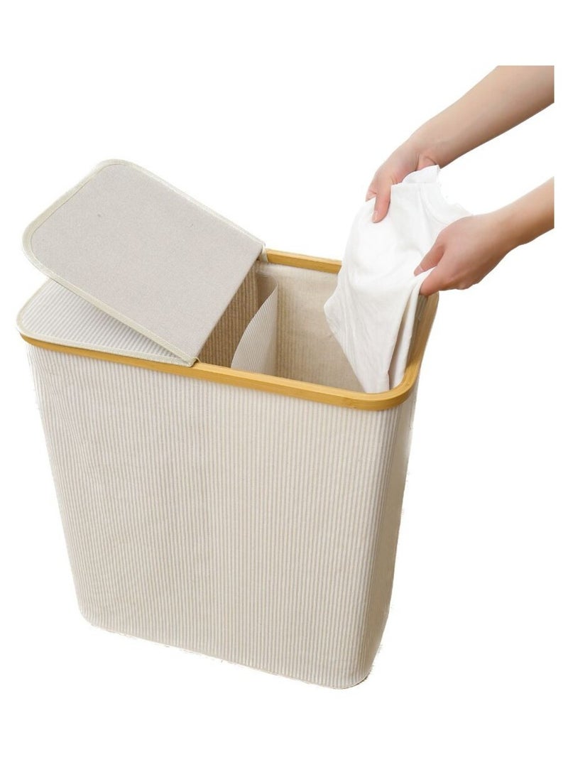 Cestas para la ropa sucia de bambou bambou promo linge Blanco - Kiabi