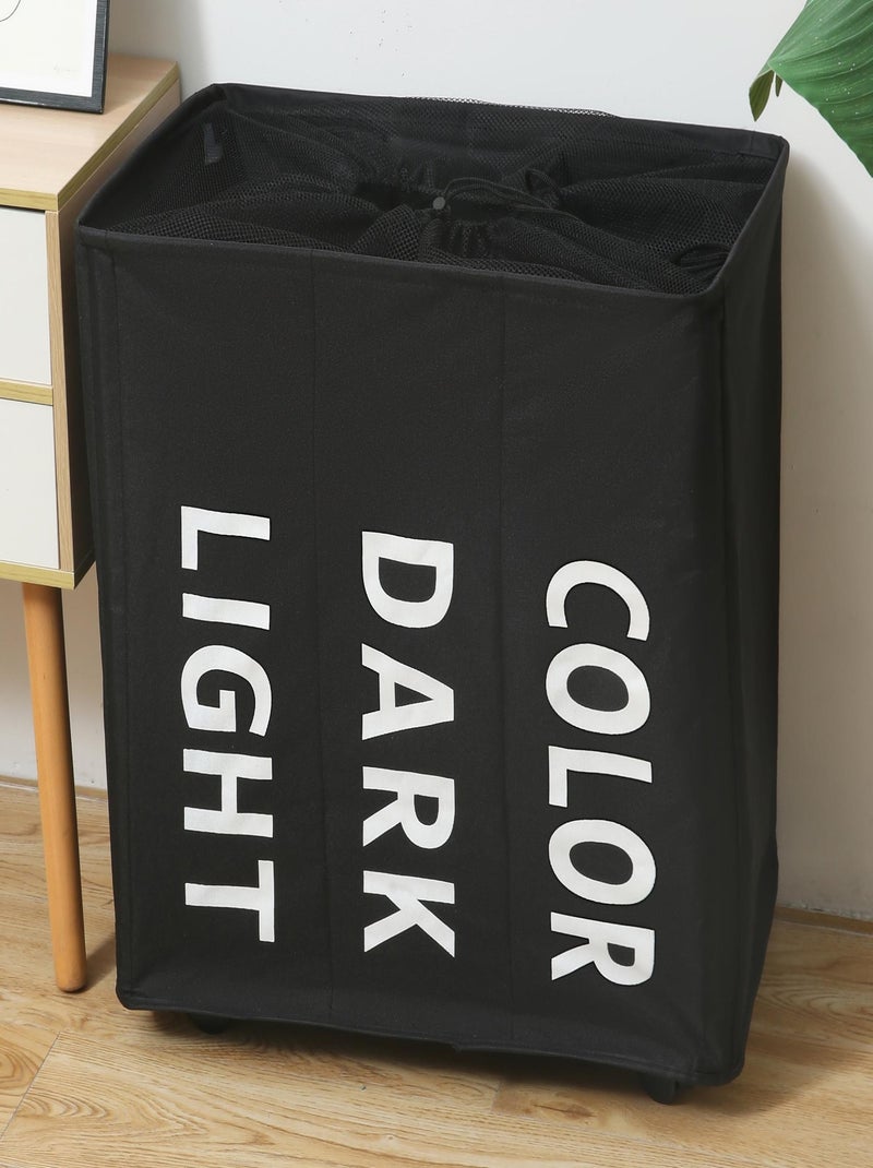 Cestas para la ropa sucia de Poliéster PROMO LINGE Negro - Kiabi