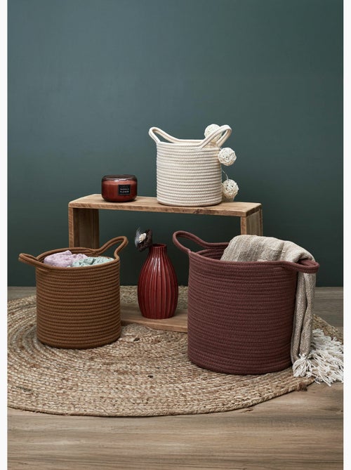 Cestas tejidas a juego con asas - AFIBEL - Kiabi