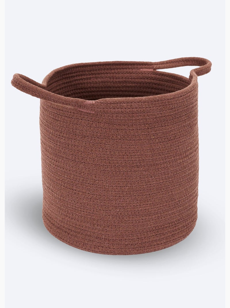 Cestas tejidas a juego con asas - AFIBEL Terracota - Kiabi