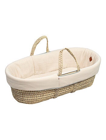 Cestillo para bebé con colchón, funda y sábana ajustable, jeanne | SEVIRA KIDS