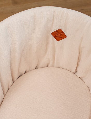 Cestillo para bebé con colchón, funda y sábana ajustable, jeanne | SEVIRA KIDS