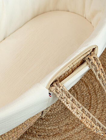 Cestillo para bebé con colchón, funda y sábana ajustable, jeanne | SEVIRA KIDS