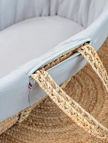 Cestillo para bebé con colchón, funda y sábana ajustable, jeanne | SEVIRA KIDS