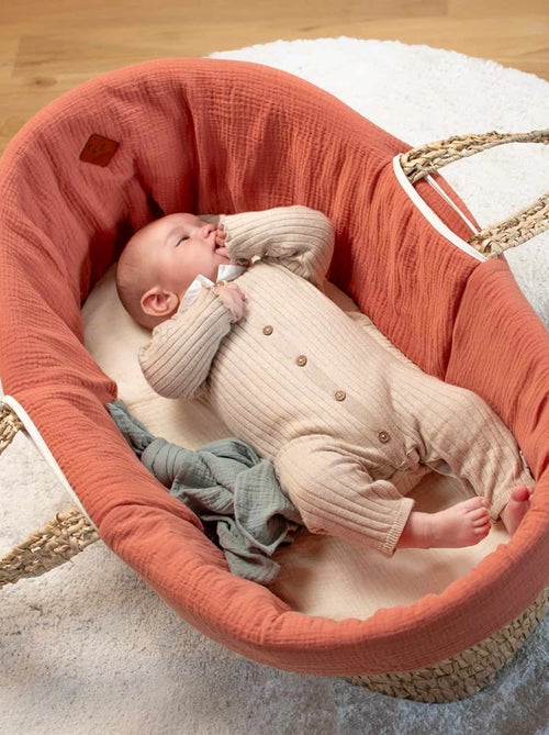 Cestillo para bebé con colchón, funda y sábana ajustable, jeanne | SEVIRA KIDS - Kiabi