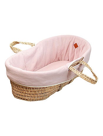 Cestillo para bebé con colchón, funda y sábana ajustable, jeanne | SEVIRA KIDS