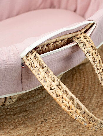 Cestillo para bebé con colchón, funda y sábana ajustable, jeanne | SEVIRA KIDS