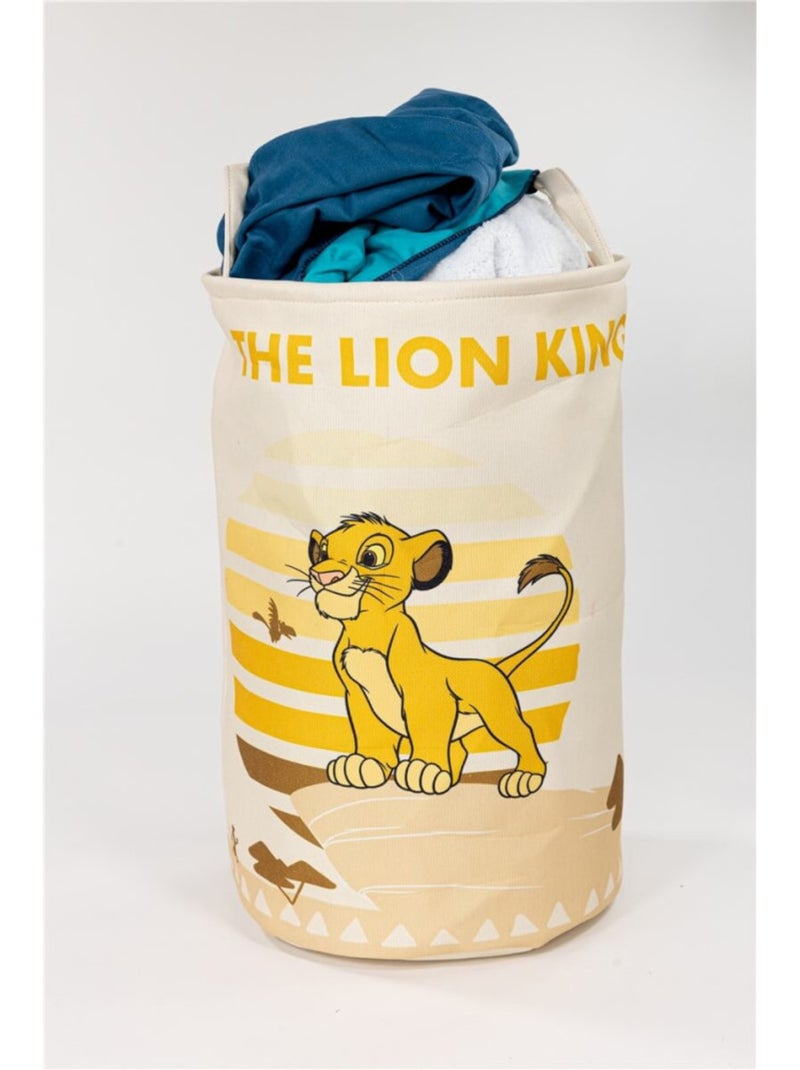 Cesto de almacenamiento El Rey León Disney, bolsa para ropa sucia infantil 50x32 cm Amarillo - Kiabi