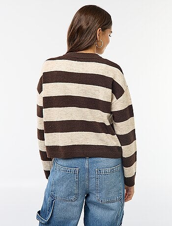 Chaleco abotonado con 2 bolsillos de parche