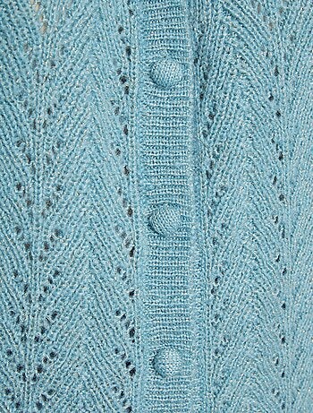 Chaleco abotonado con fibras recicladas - Afibel