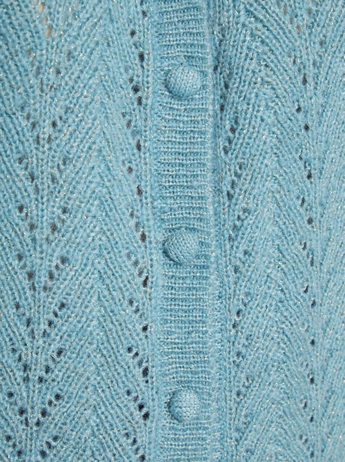 Chaleco abotonado con fibras recicladas - Afibel - Kiabi