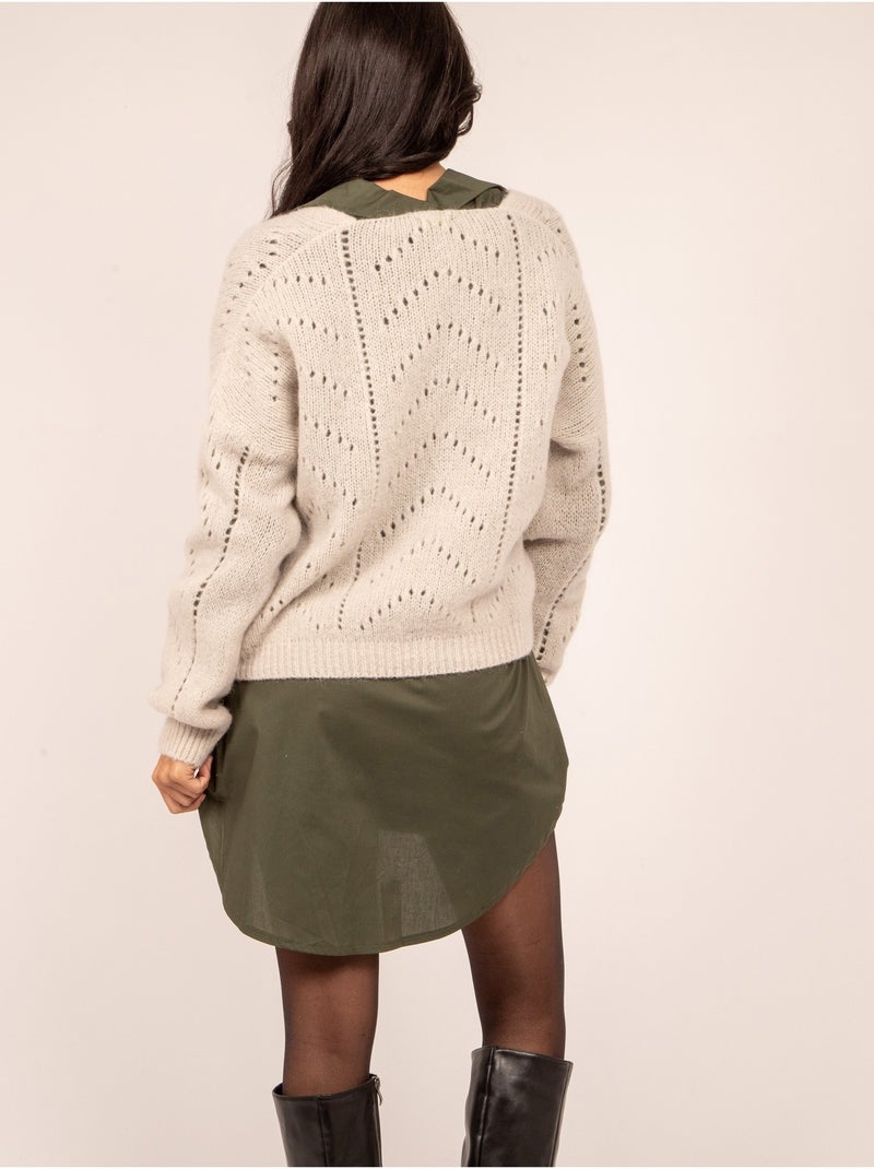 Chaleco abotonado KAELLE Beige - Kiabi