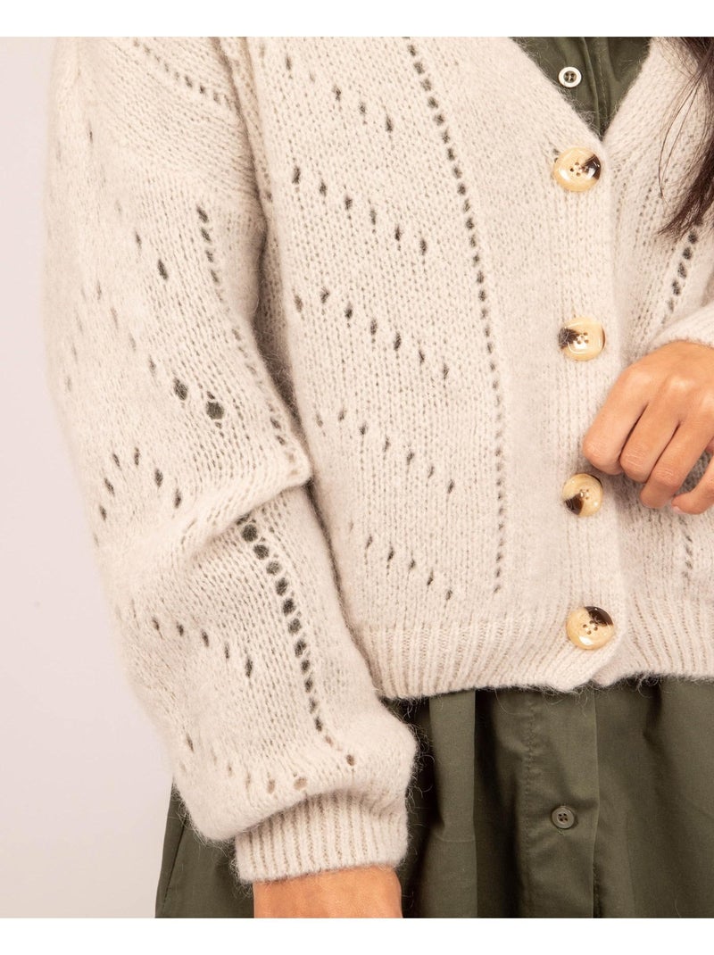 Chaleco abotonado KAELLE Beige - Kiabi