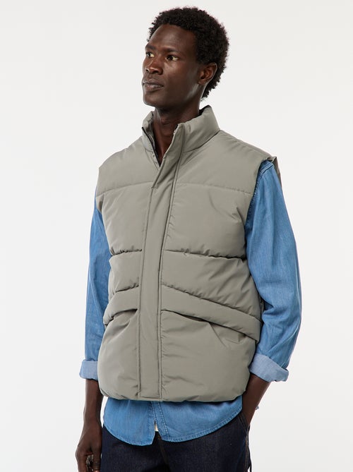 Chaleco acolchado cálido sin mangas - Kiabi