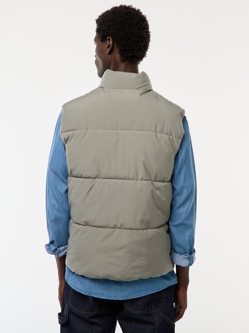 Chaleco acolchado cálido sin mangas - Kiabi