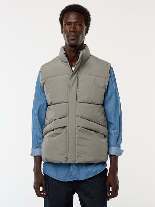 Chaleco acolchado cálido sin mangas - Kiabi