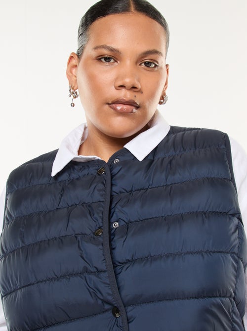 Chaleco acolchado con botones a presión - Kiabi