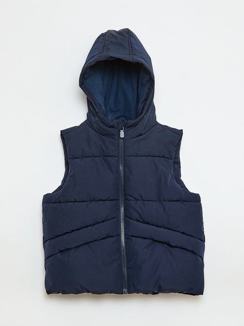 Chaleco acolchado con capucha - Kiabi