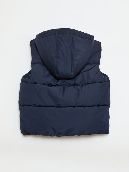 Chaleco acolchado con capucha - Kiabi