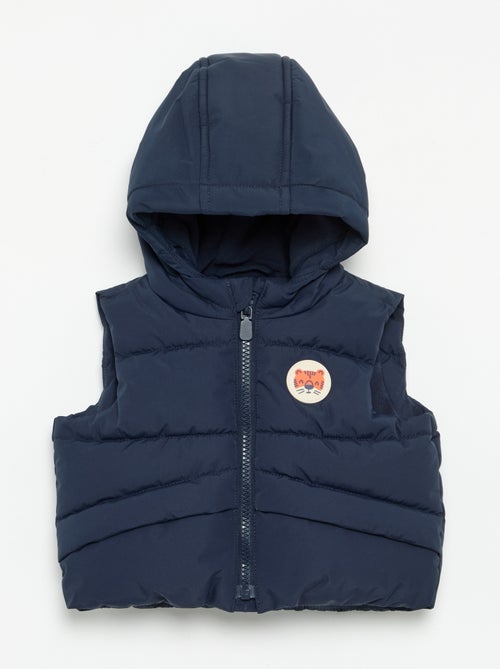 Chaleco acolchado con capucha - Kiabi